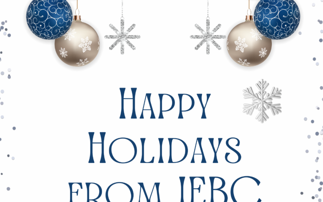 Holiday Greetings With Gratitude  From The IEBC Team