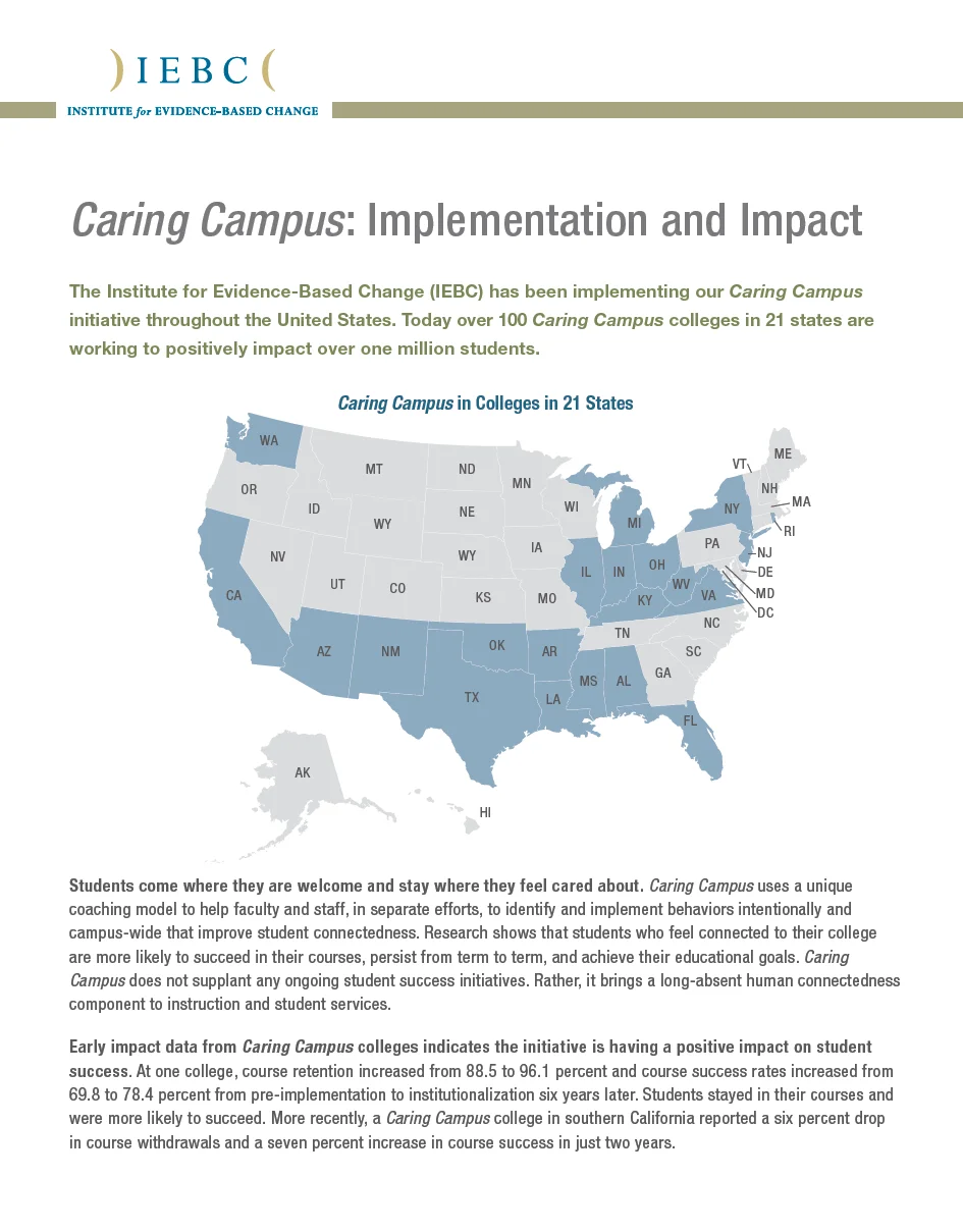 cc implementation impact map PDF