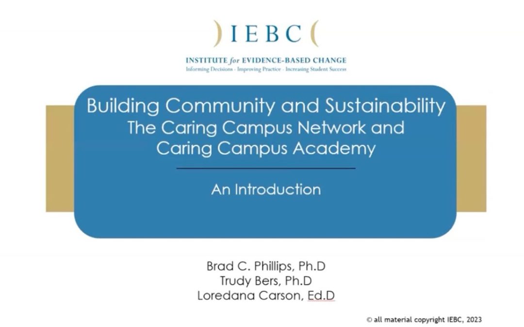 Home 1 The Caring Campus Network & Academy – View the Webinar