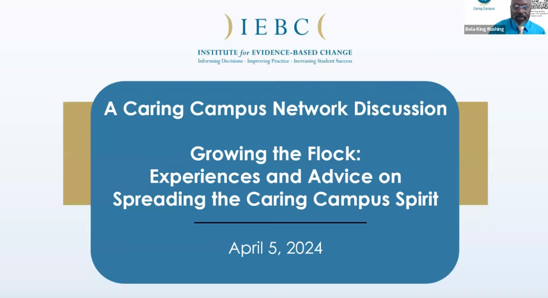 Caring Campus Network – Experiences and Advice on Spreading the Caring Campus Spirit